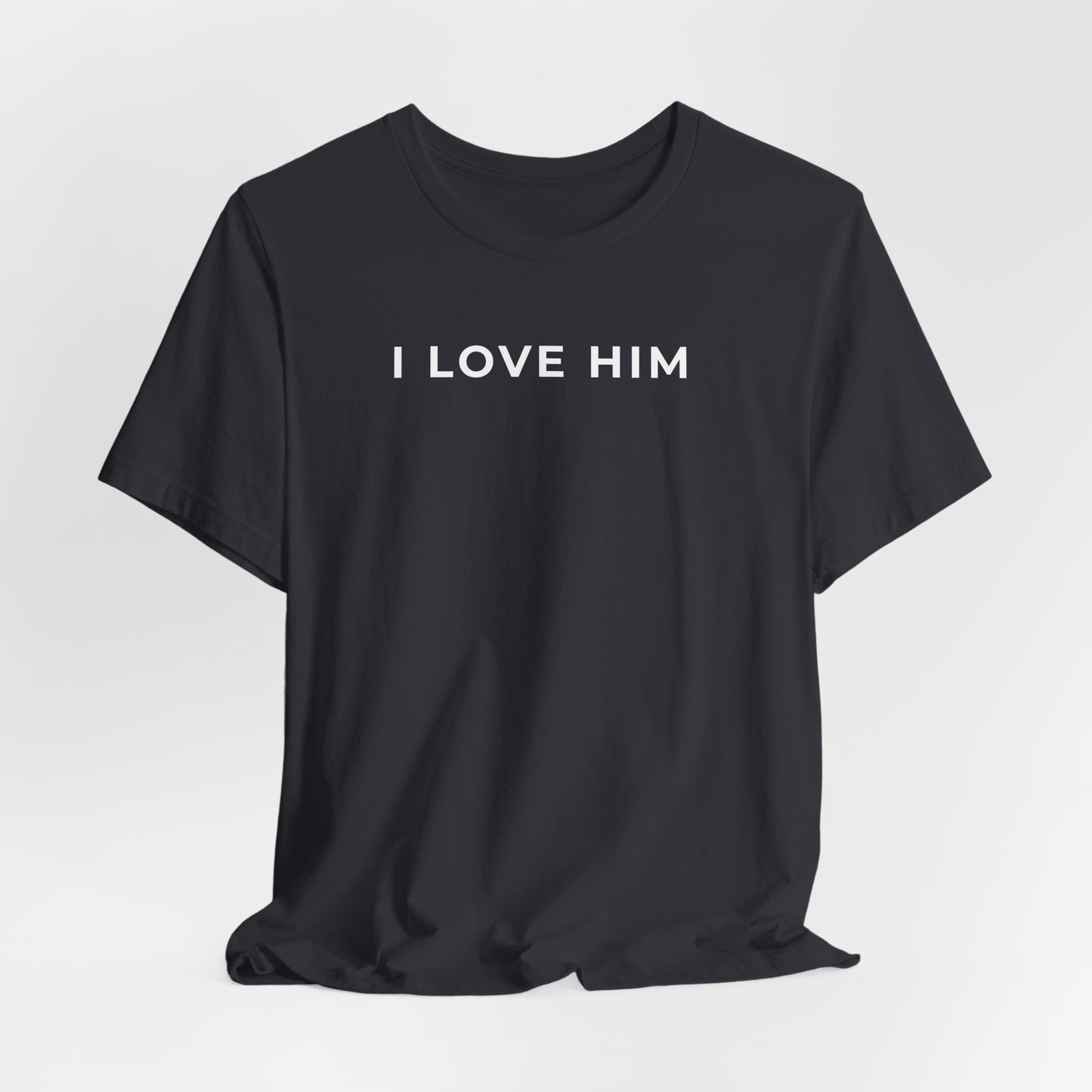 I Love Him β Matching Couple T-Shirt