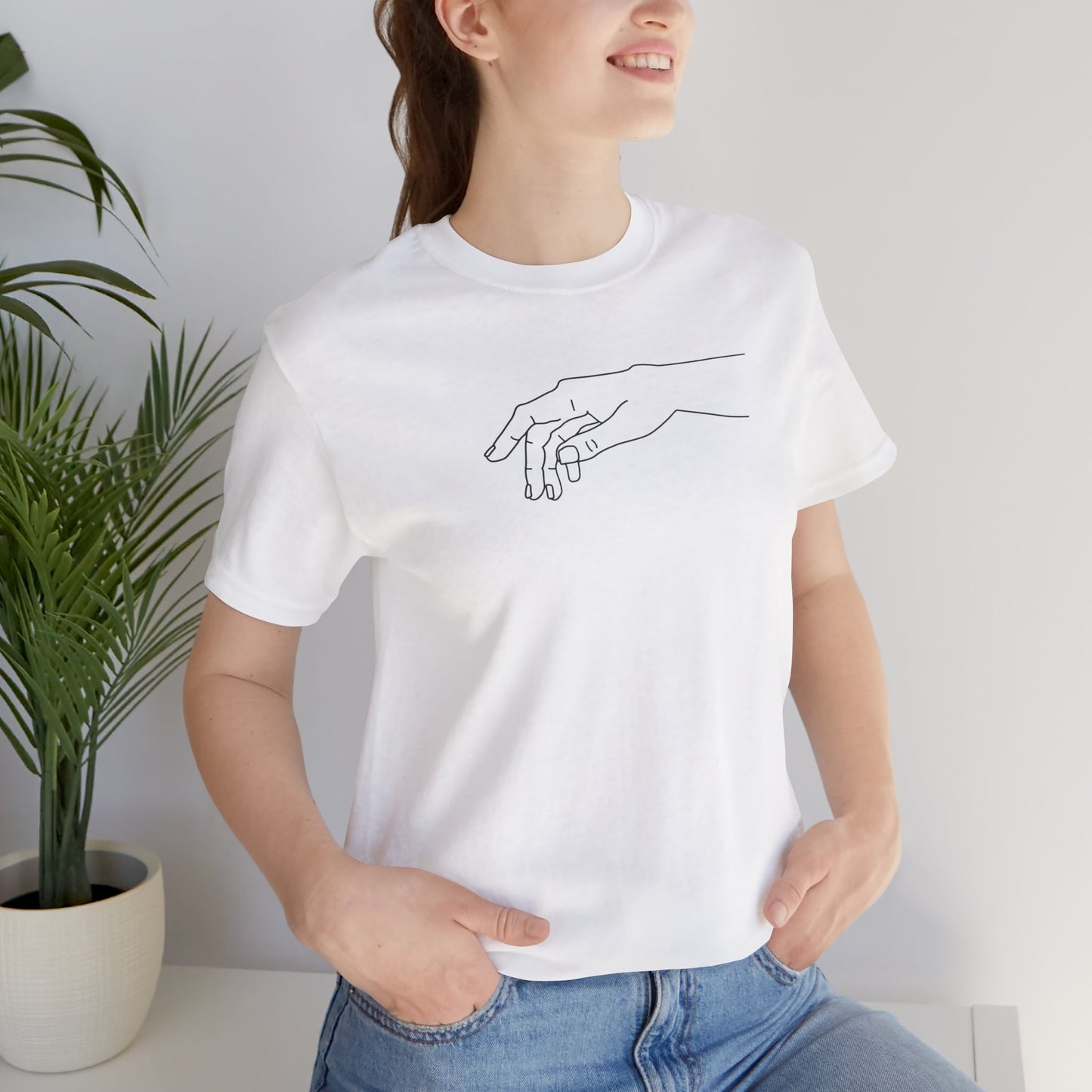 The Connection (Right) – Aesthetic Matching Couple T-Shirt