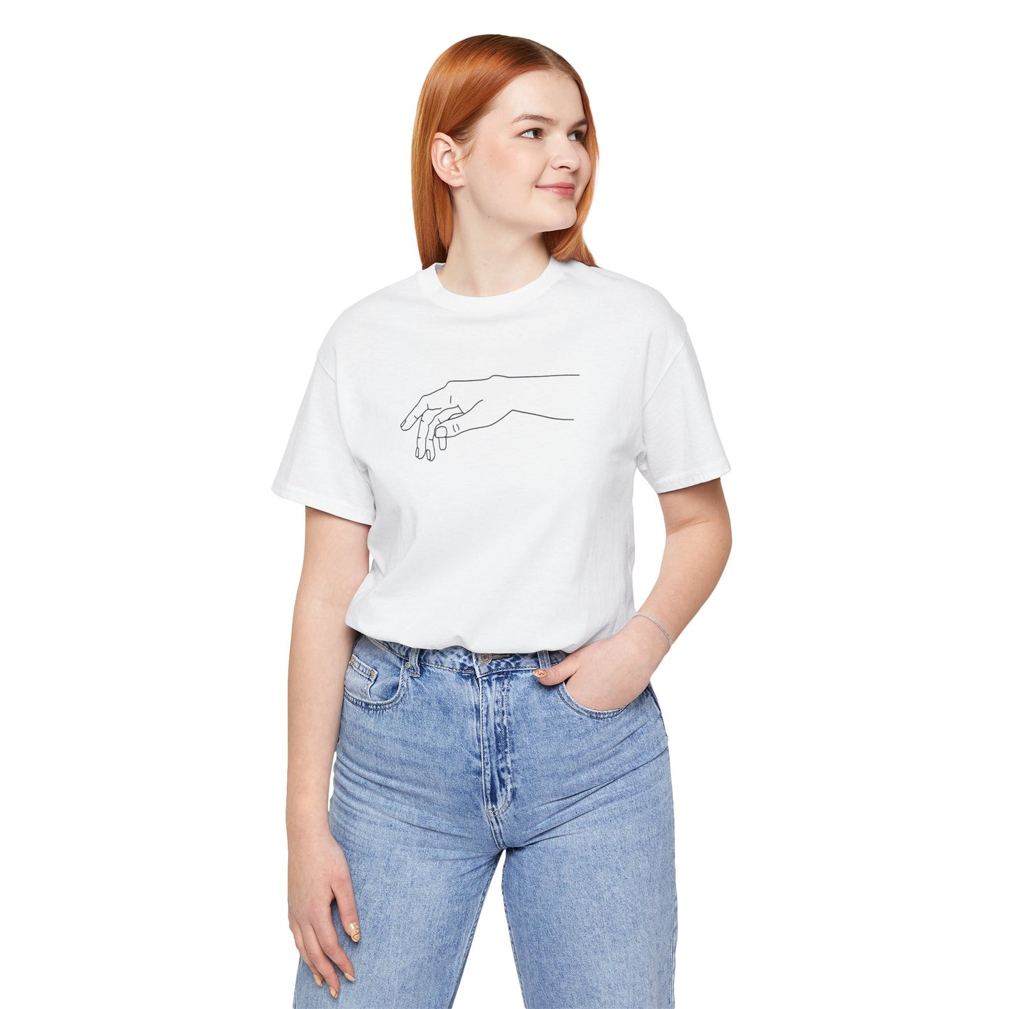 The Connection (Right) – Aesthetic Matching Couple T-Shirt