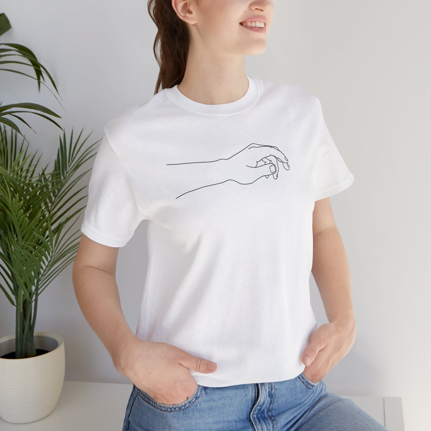 The Connection (Left) – Aesthetic Matching Couple T-Shirt